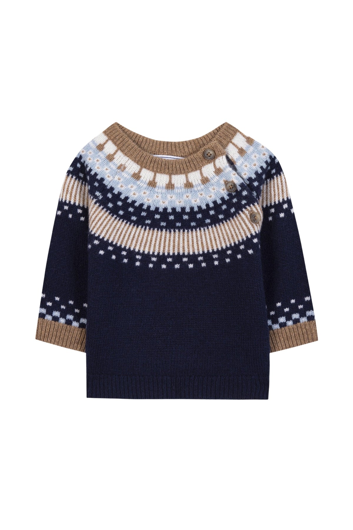 Pull - Marine motif jacquard