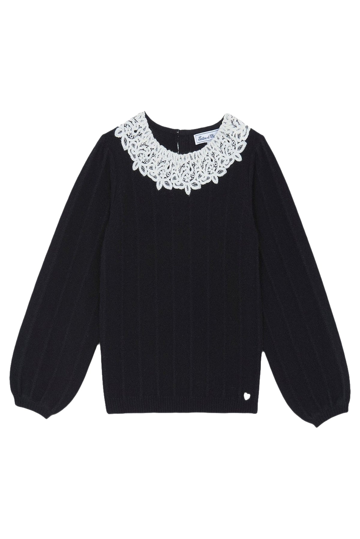 Pull reves étoiles - Noir