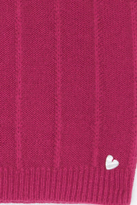 Magenta / Pull - Magenta Col Volanté