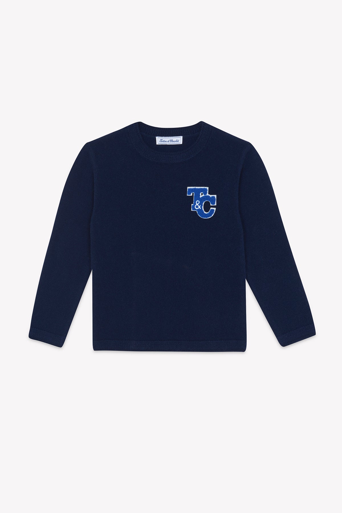 Marine / Pull - Marine En Laine Signature Tc