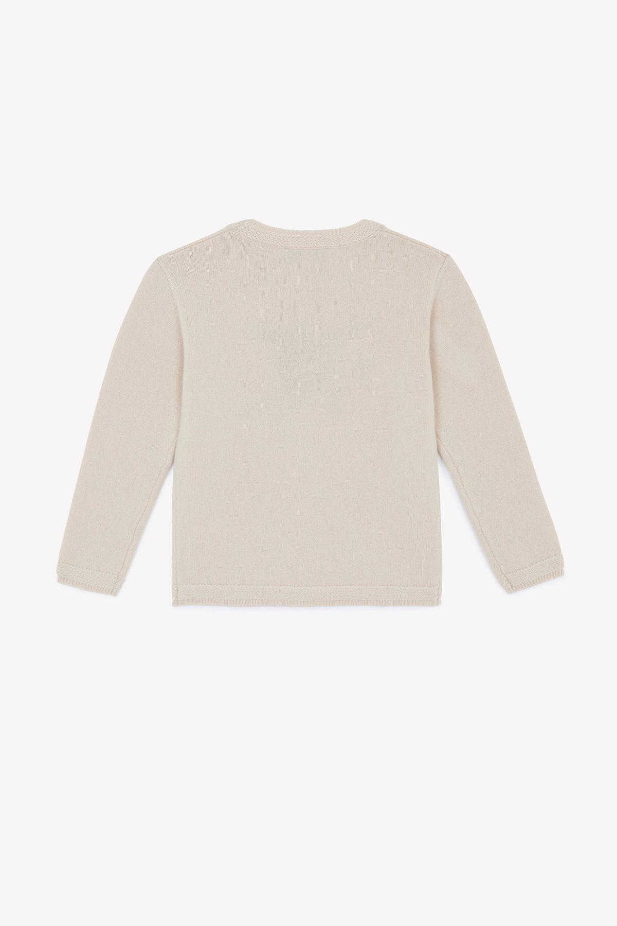 Beige Chiné / Pull - Beige Chiné Illustration Ski