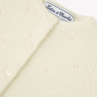 Cardigan - Rose pâle 100% cachemire