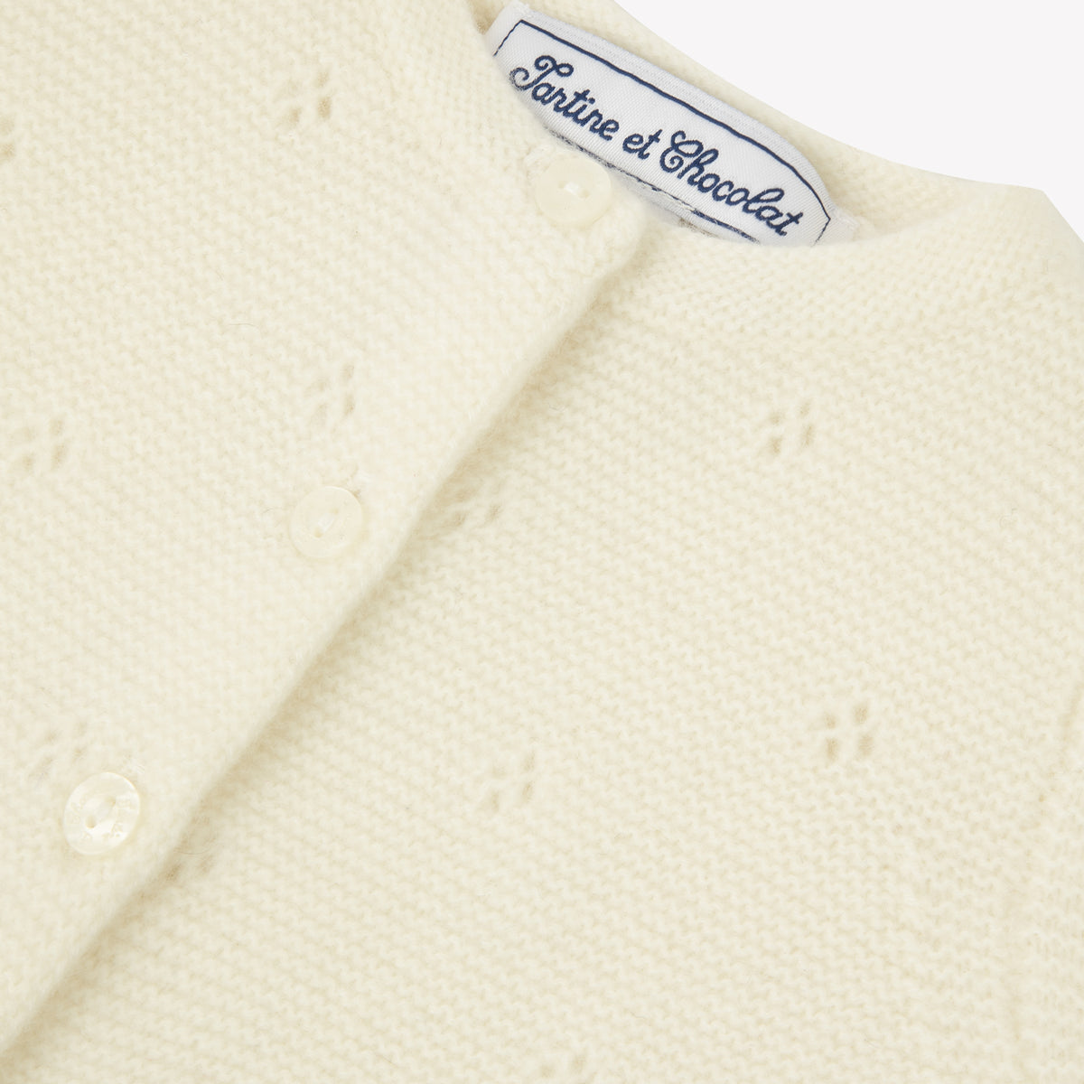 Cardigan - Rose pâle 100% cachemire