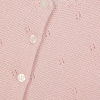 Rose Pâle / Cardigan - Rose Pâle 100% Cachemire