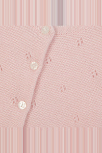 Cardigan petits tresors en cachemire
 - Rose pâle
