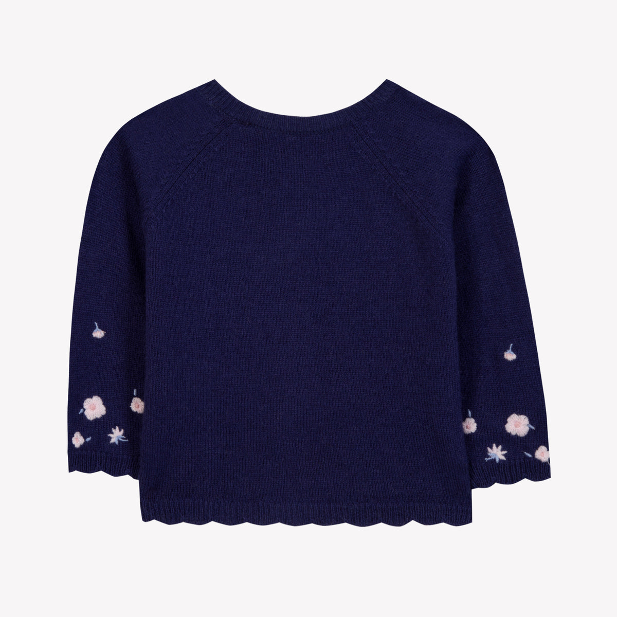 Myosotis / Cardigan - Myosotis Broderie Rose Pâle
