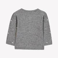 Gris Moyen Chiné / Cardigan - Gris Chiné Perles