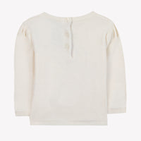 Nacre / Pull - Ecru Broderie Fleurs