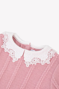 Eglantine / Pull - Eglantine Col Broderie Anglaise