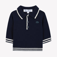 Marine / Pull - Marine Col Pointu