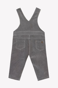 Gris Moyen / Salopette Longue - Gris Moyen En Velours