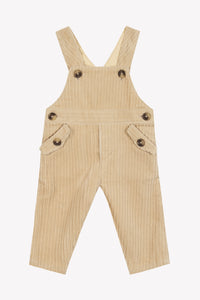 Beige Chiné / Salopette Longue - Beige En Velours