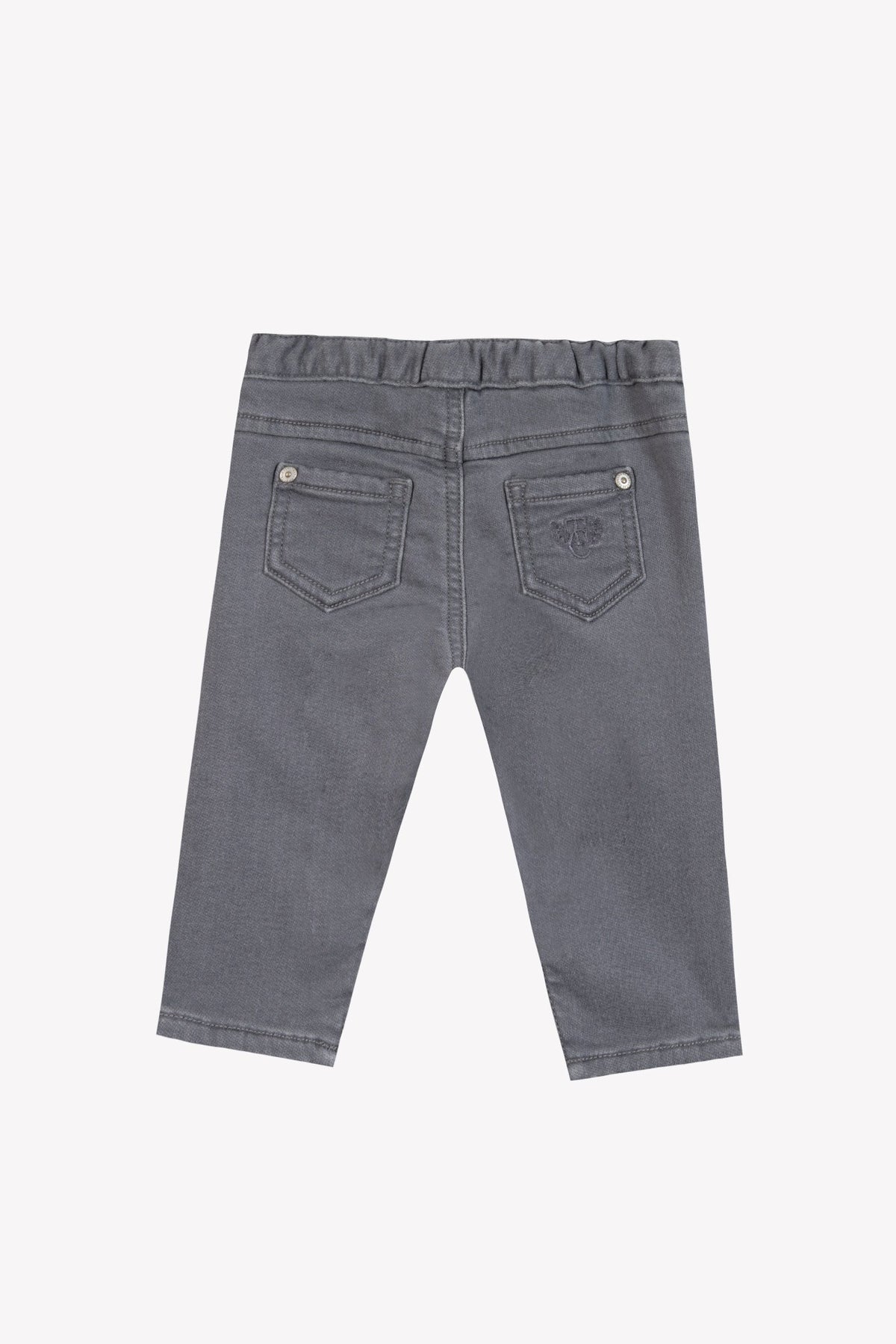 Jean petit robot en coton - Gris chiné