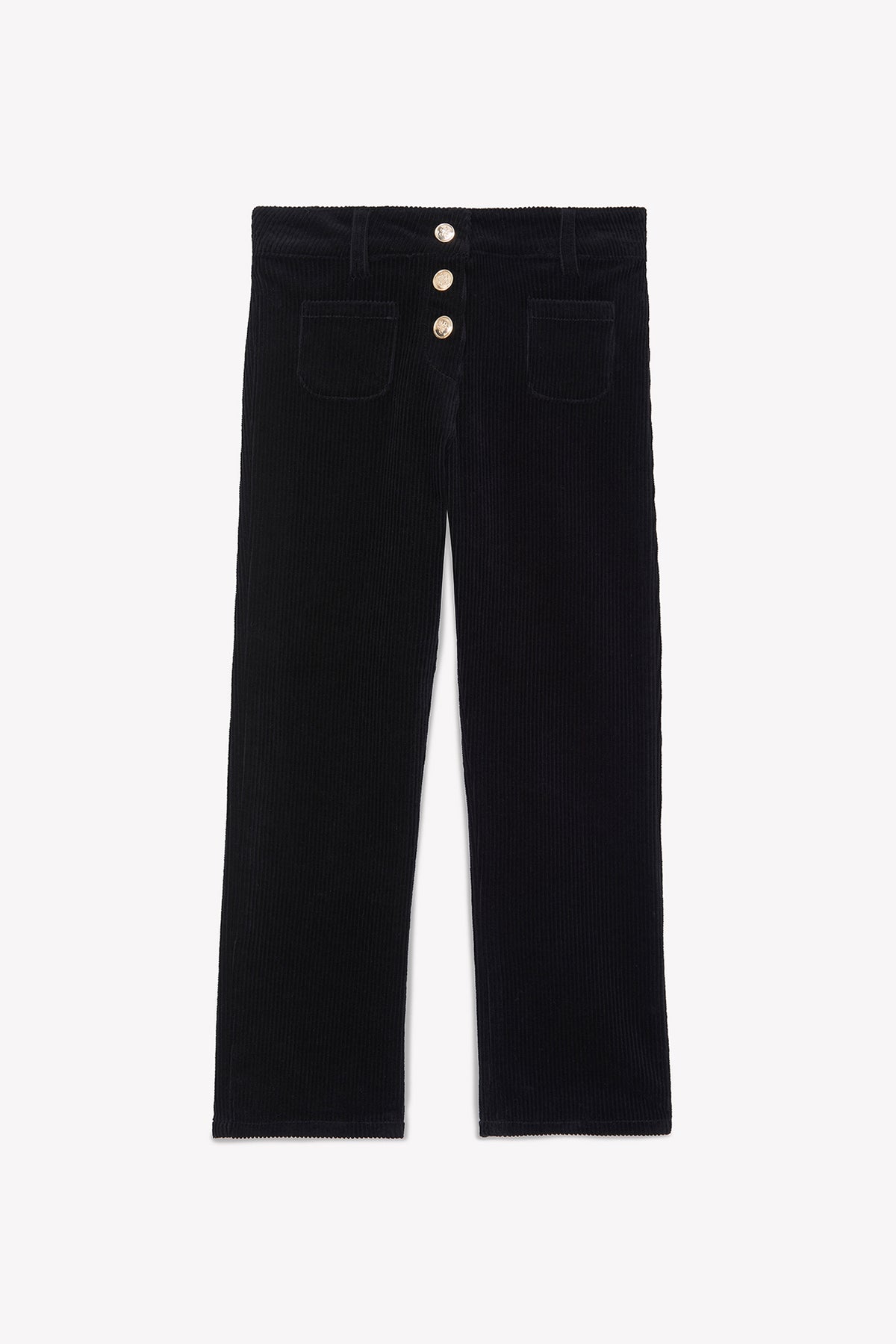 Noir / Pantalon - Noir En Velours