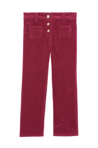 Pantalon - Magenta en velours