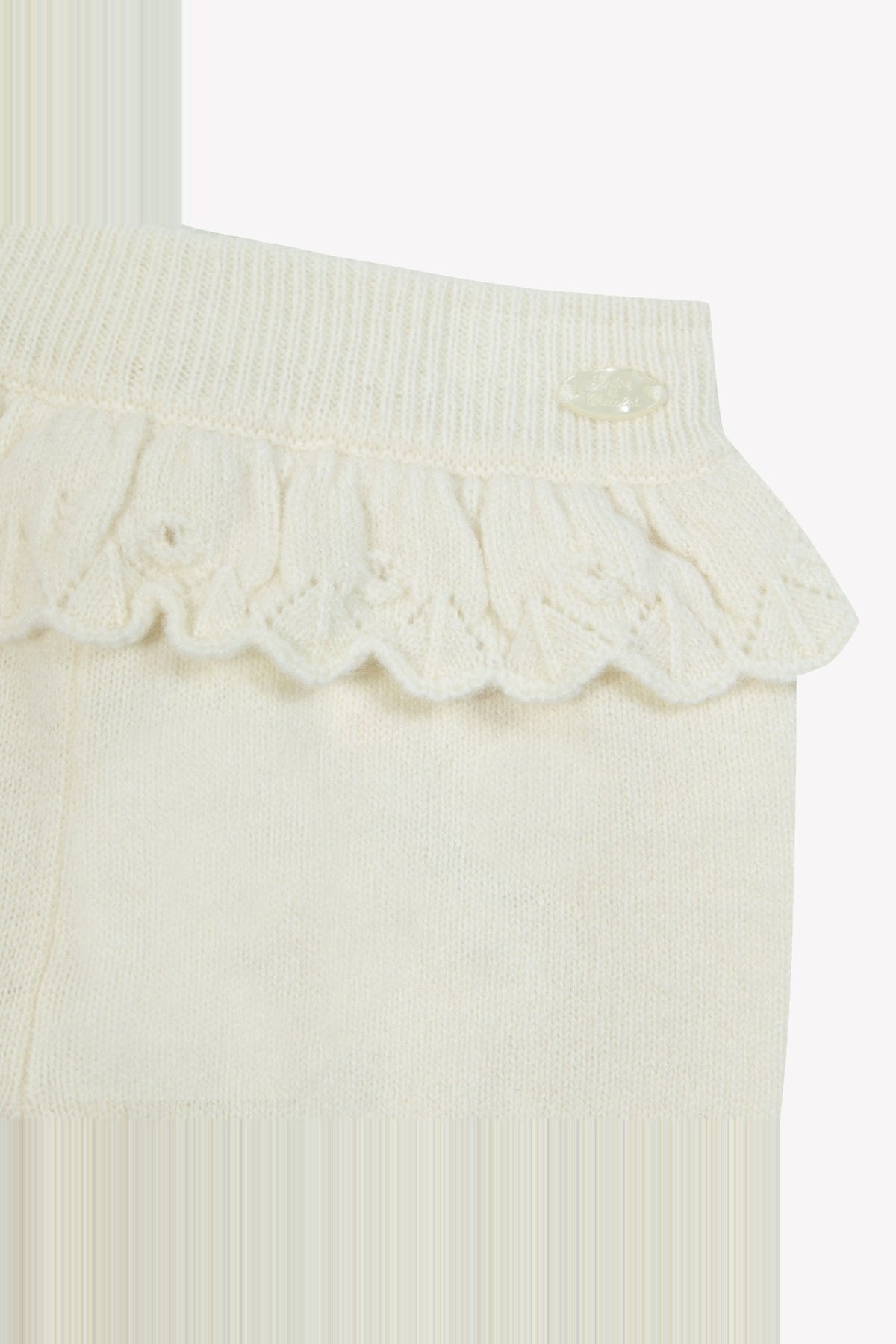 Pantalon en laine - Nacre
