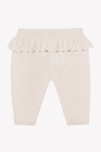 Rose Pâle / Pantalon - Rose Pâle Avec Jeux De Volants