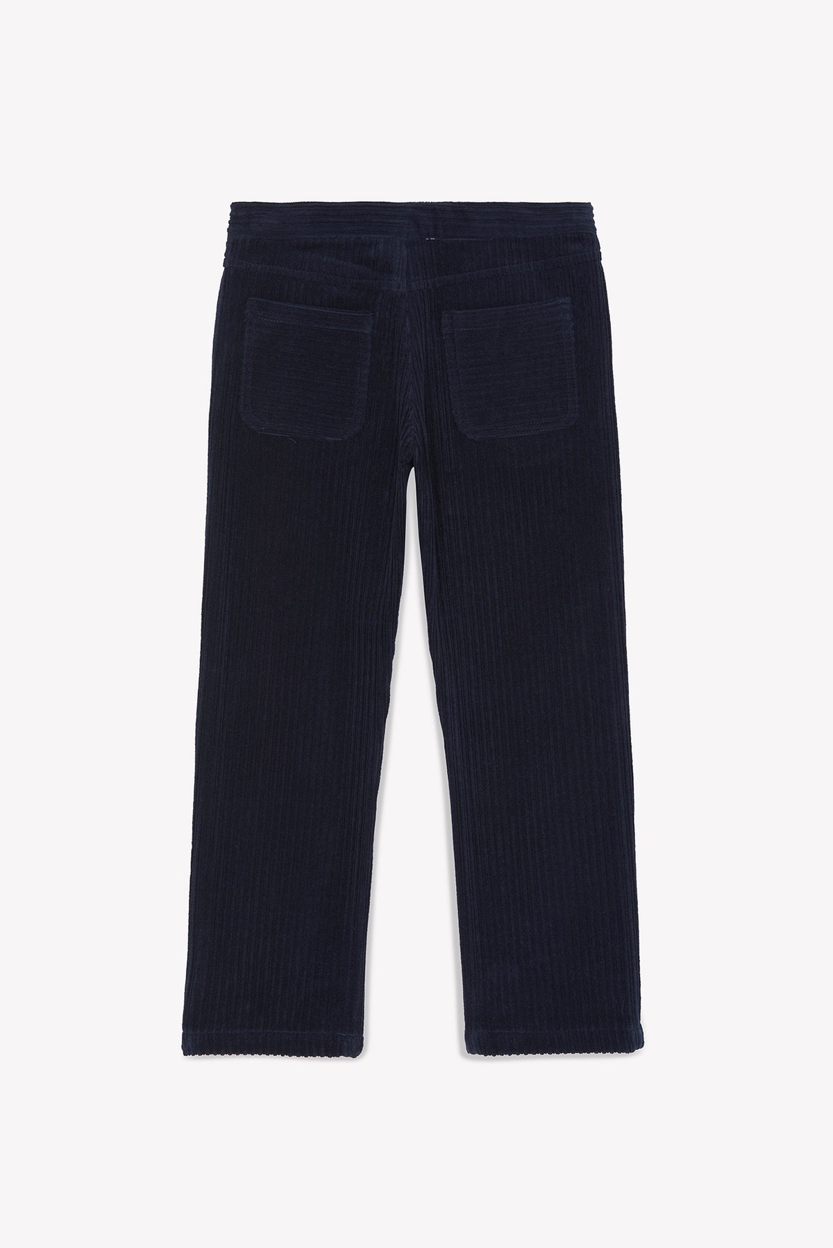 Marine / Pantalon - Marine En Velours