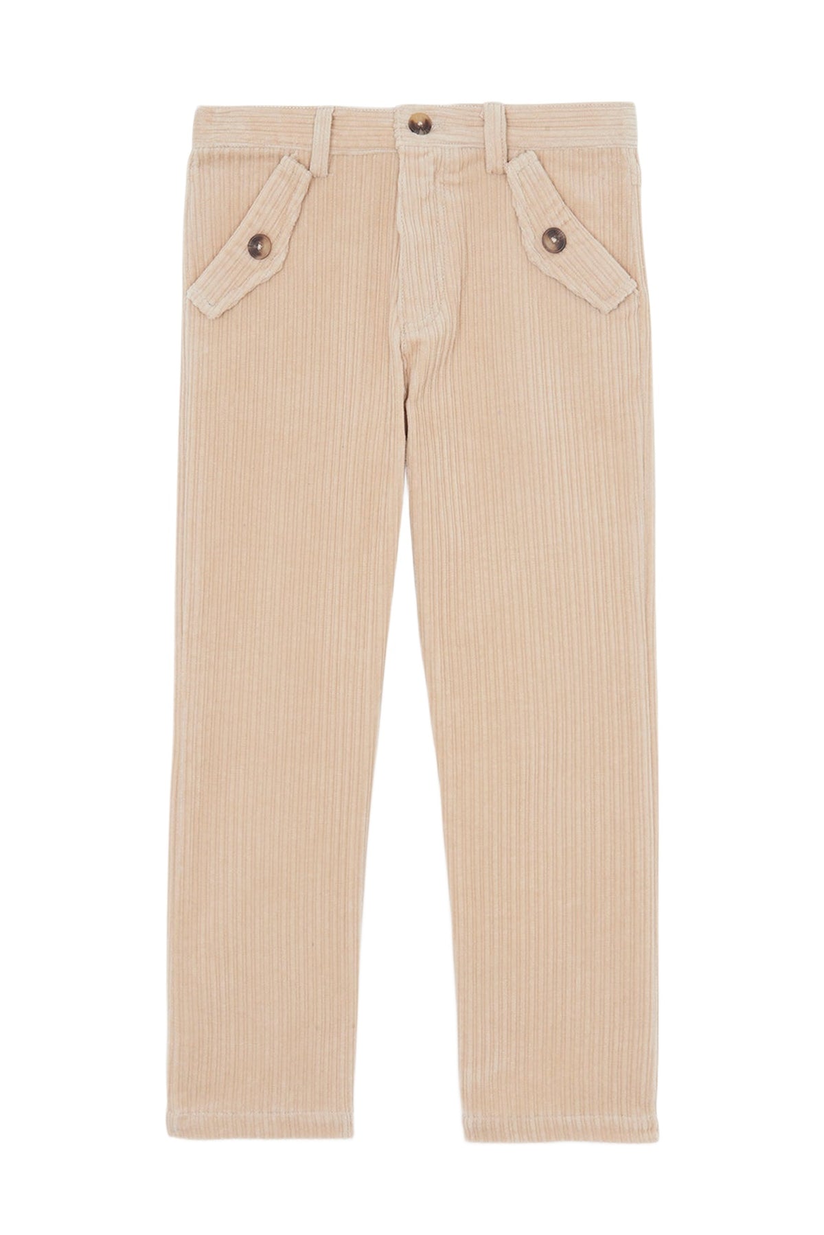 Pantalon - Beige en velours