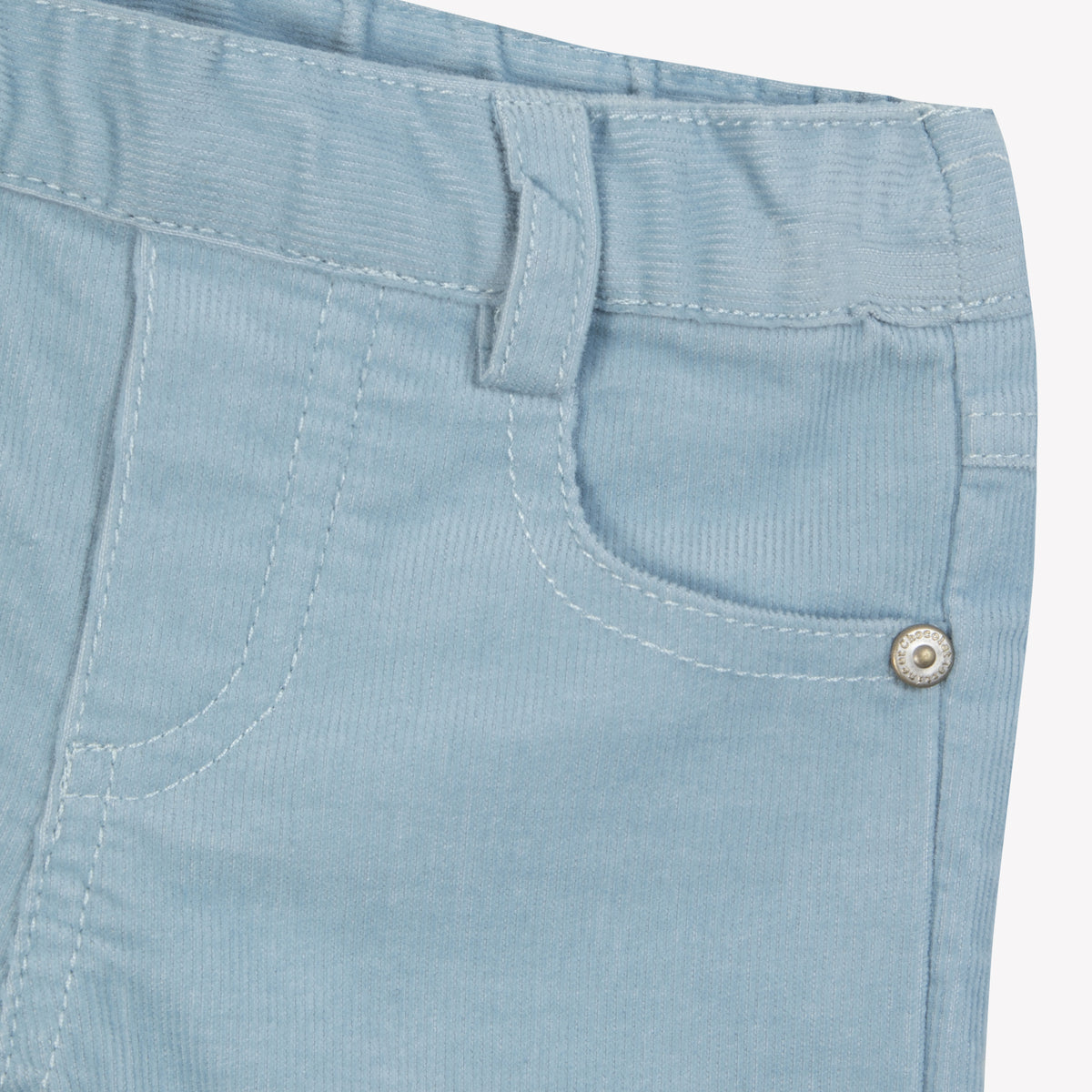 Glacier / Pantalon - Bleu Glacier En Velours