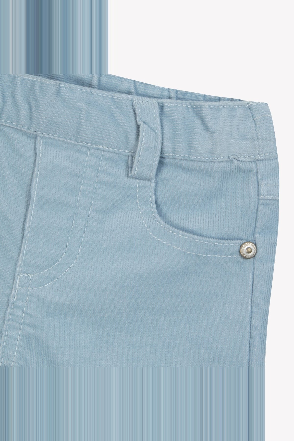 Pantalon douceur alpine en coton - Bleu glacier