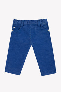 Bleu Électrique / Pantalon - Bleu Électrique En Velours