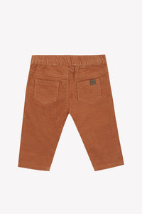 Pantalon petit robot en coton - Terracotta
