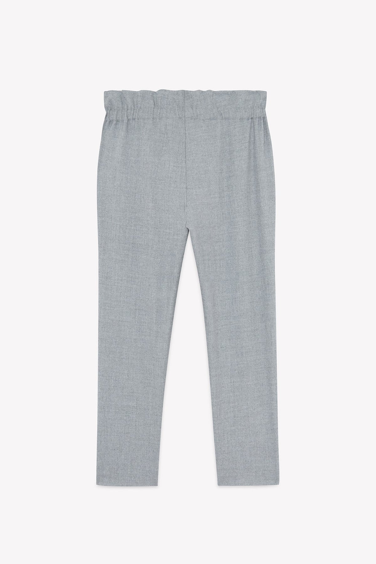 ZNO PICS // Pantalon - Gris chiné en flanelle