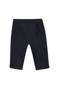 ZNOSTOCK // Pantalon - Marine en flanelle