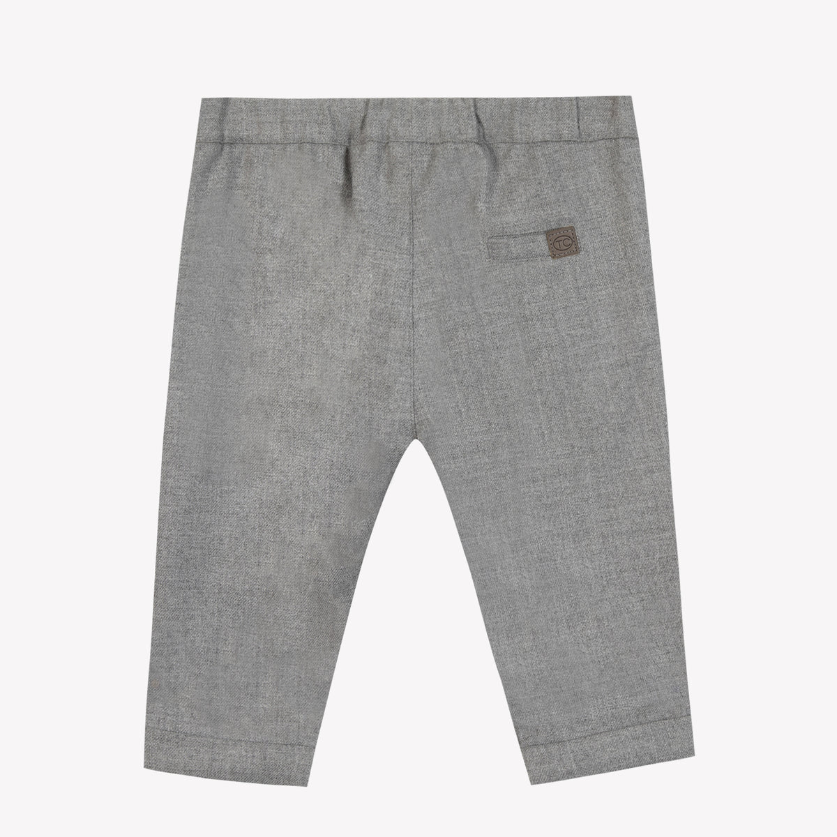 Gris Moyen Chiné / Pantalon - Gris Chiné En Flanelle