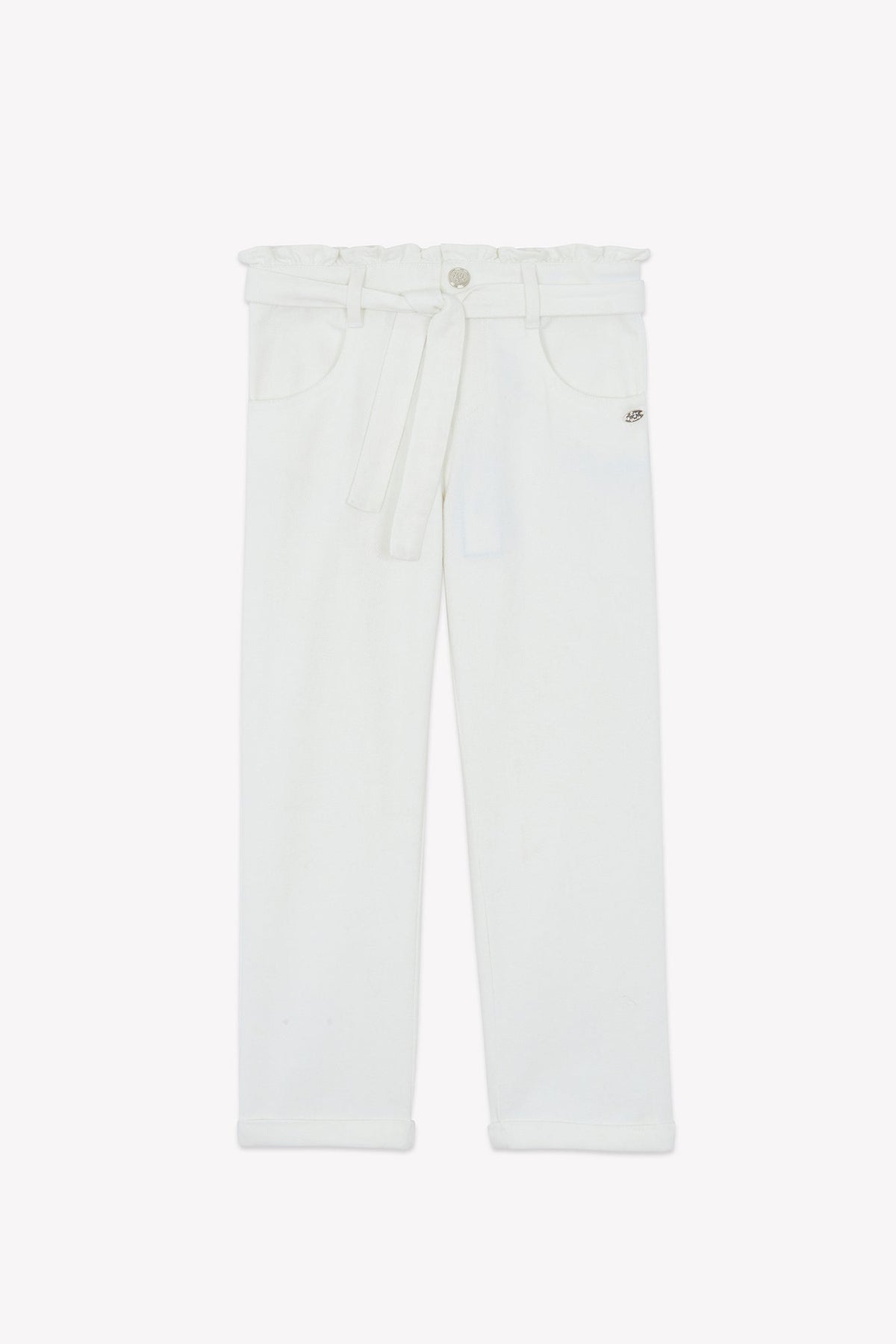 ZNO PICS // Pantalon - Ivoire nœud