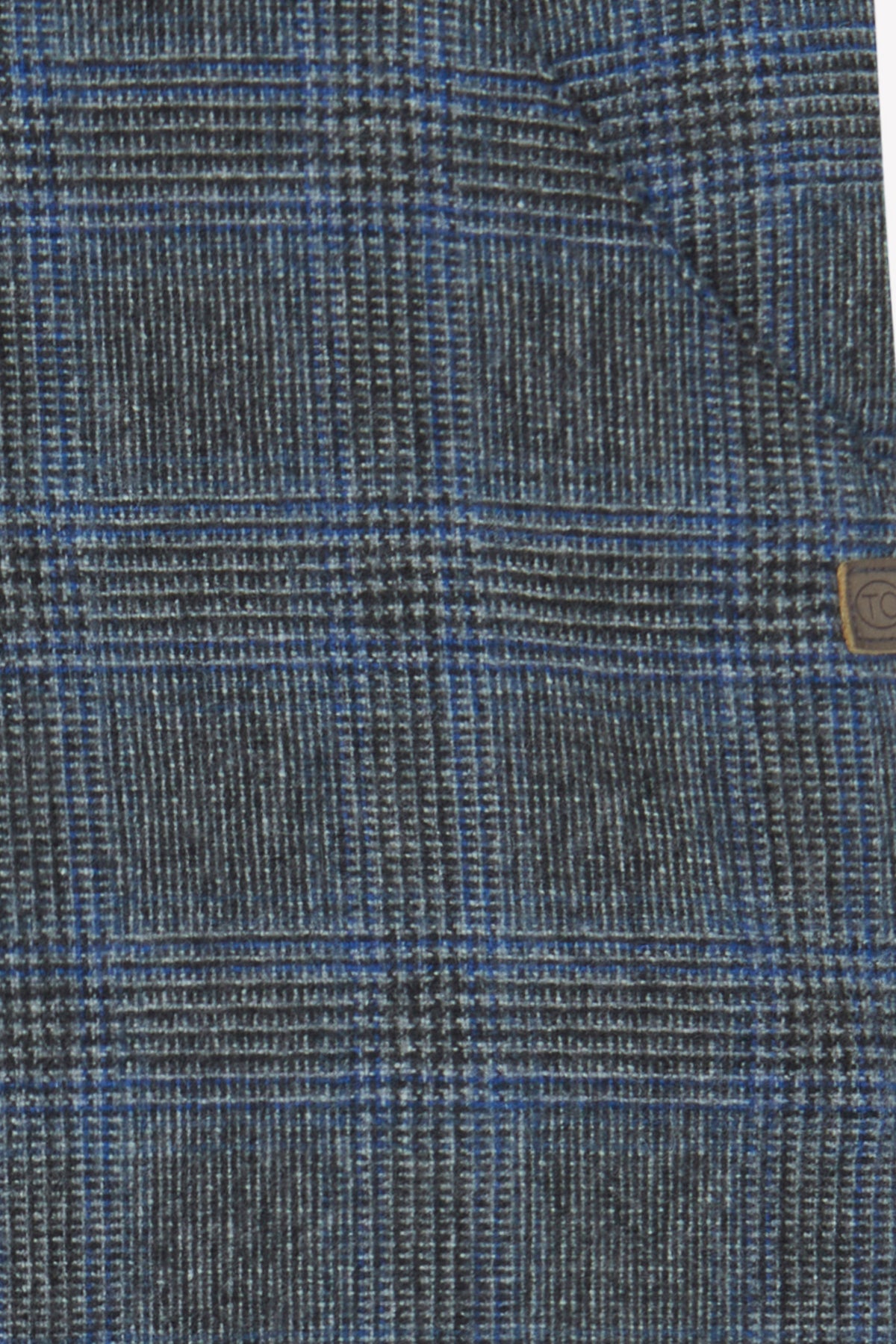 Gris Moyen Chiné / Pantalon - Gris Chiné À Carreaux