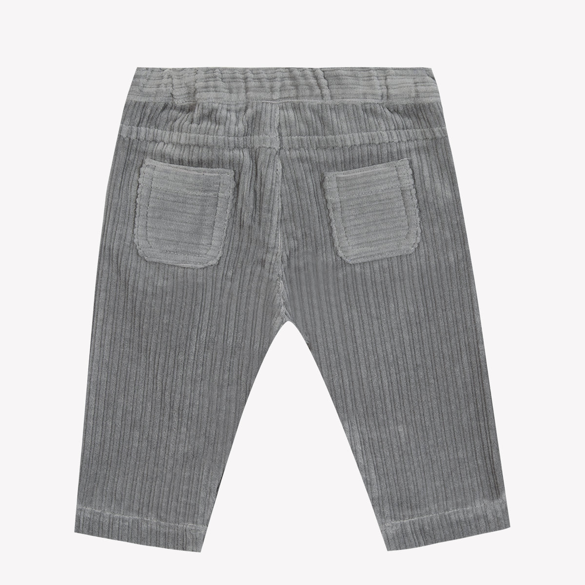 Gris Moyen / Pantalon - Gris En Velours