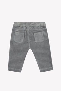 Pantalon petit robot en coton - Gris moyen