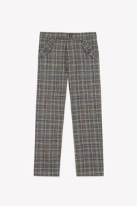 Pantalon - Ecorce à carreaux