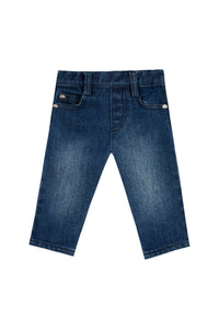 Pantalon game on en coton - Denim
