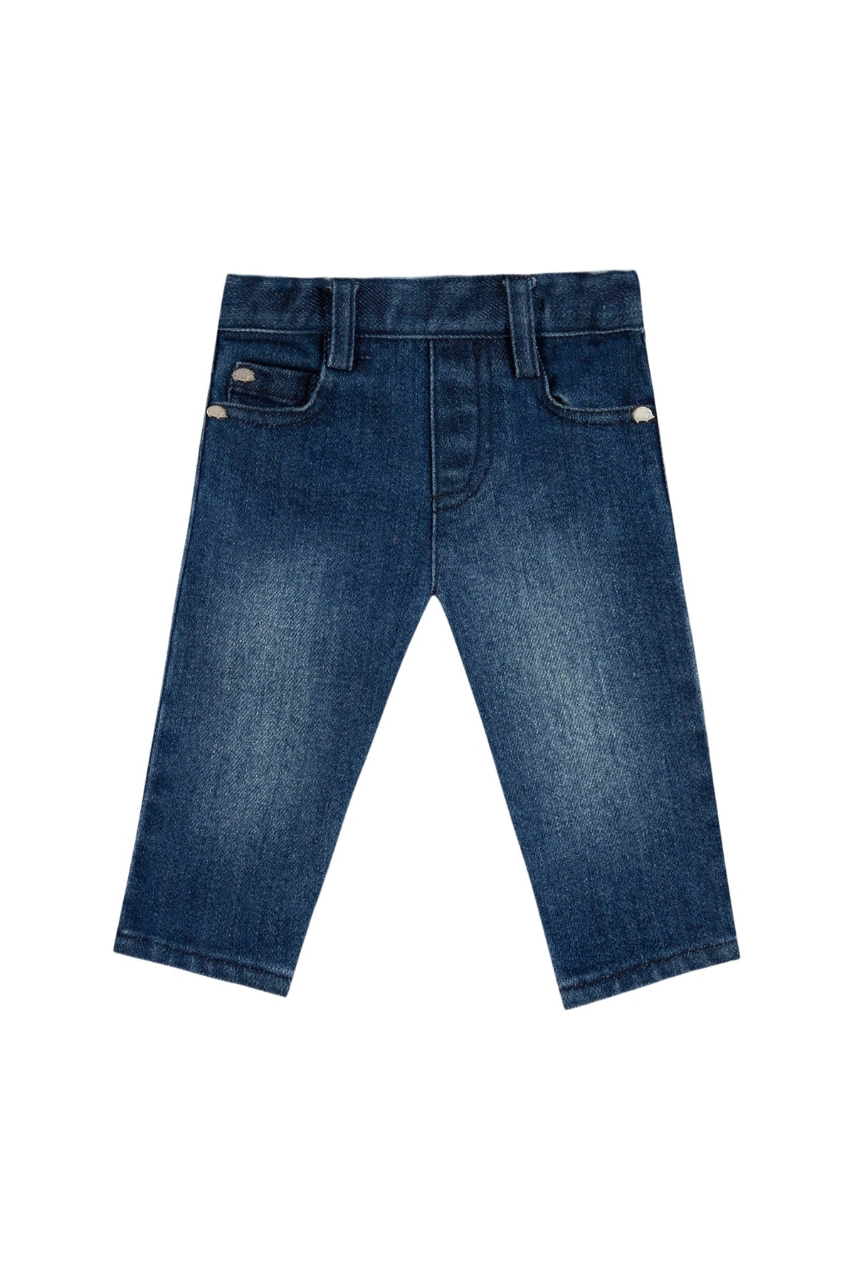 Pantalon game on en coton - Denim