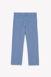 Bleu Grisé / Pantalon - Bleu Grisé Poches