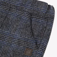 Gris Moyen Chiné / Pantalon - Gris Chiné À Carreaux