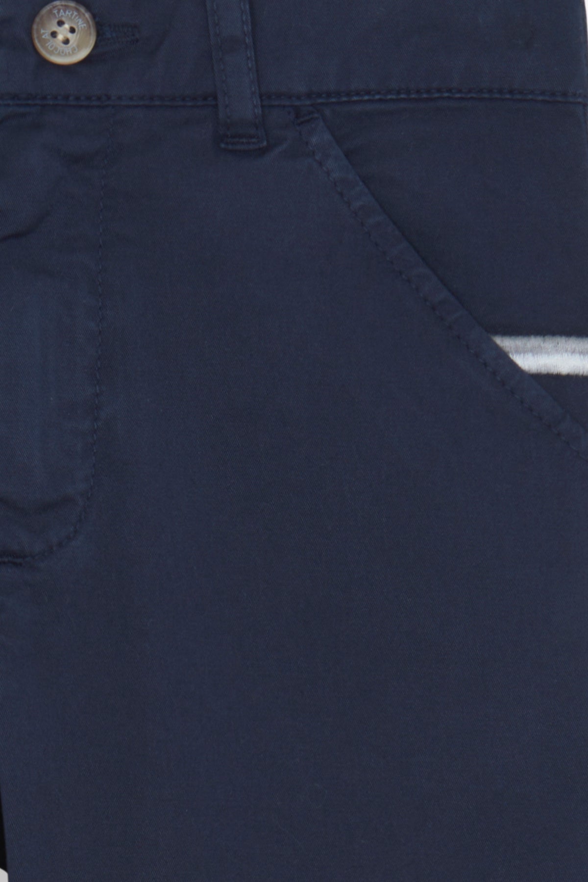 Marine / Pantalon - Marine Poches