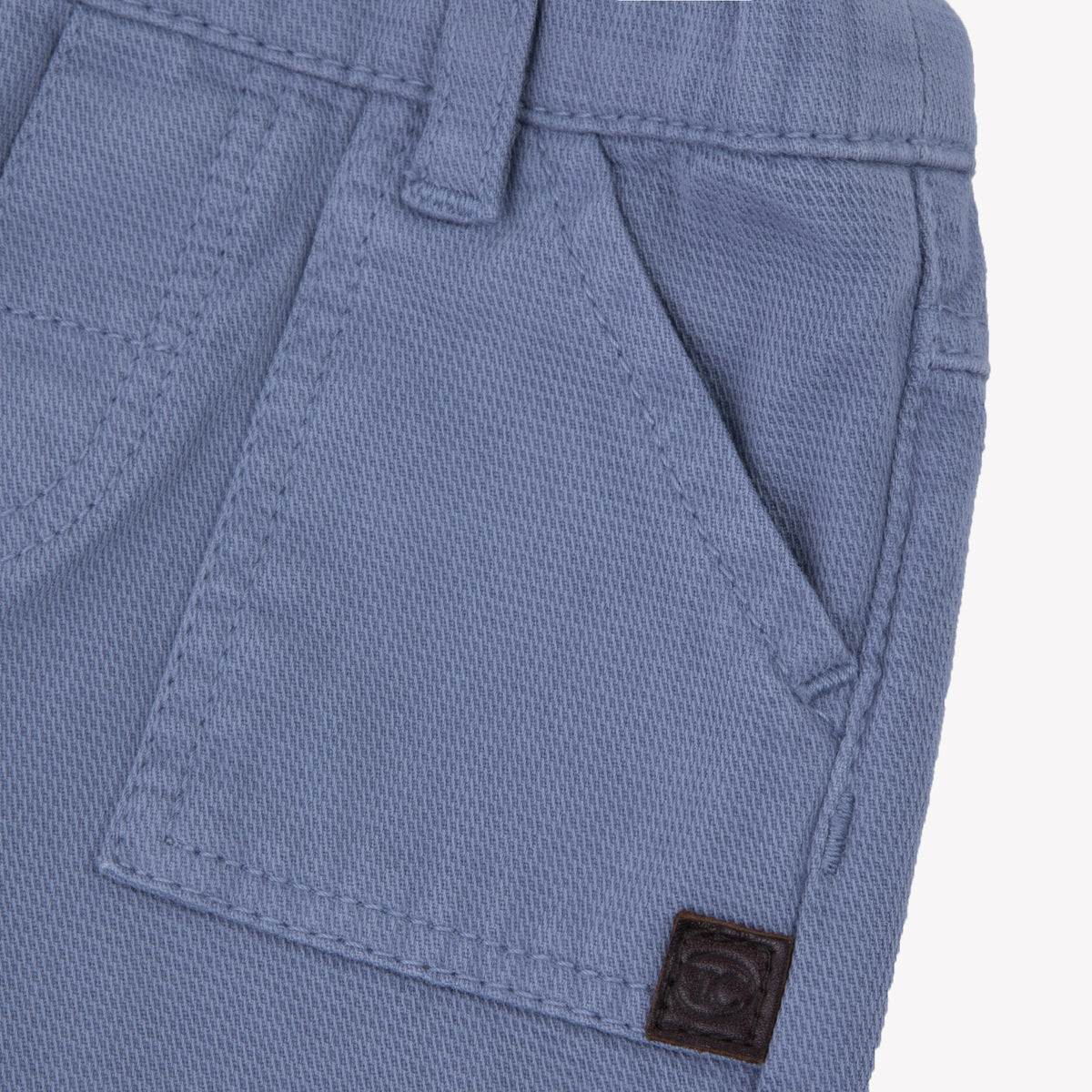 Bleu Grisé / Pantalon - Bleu Grisé Poches