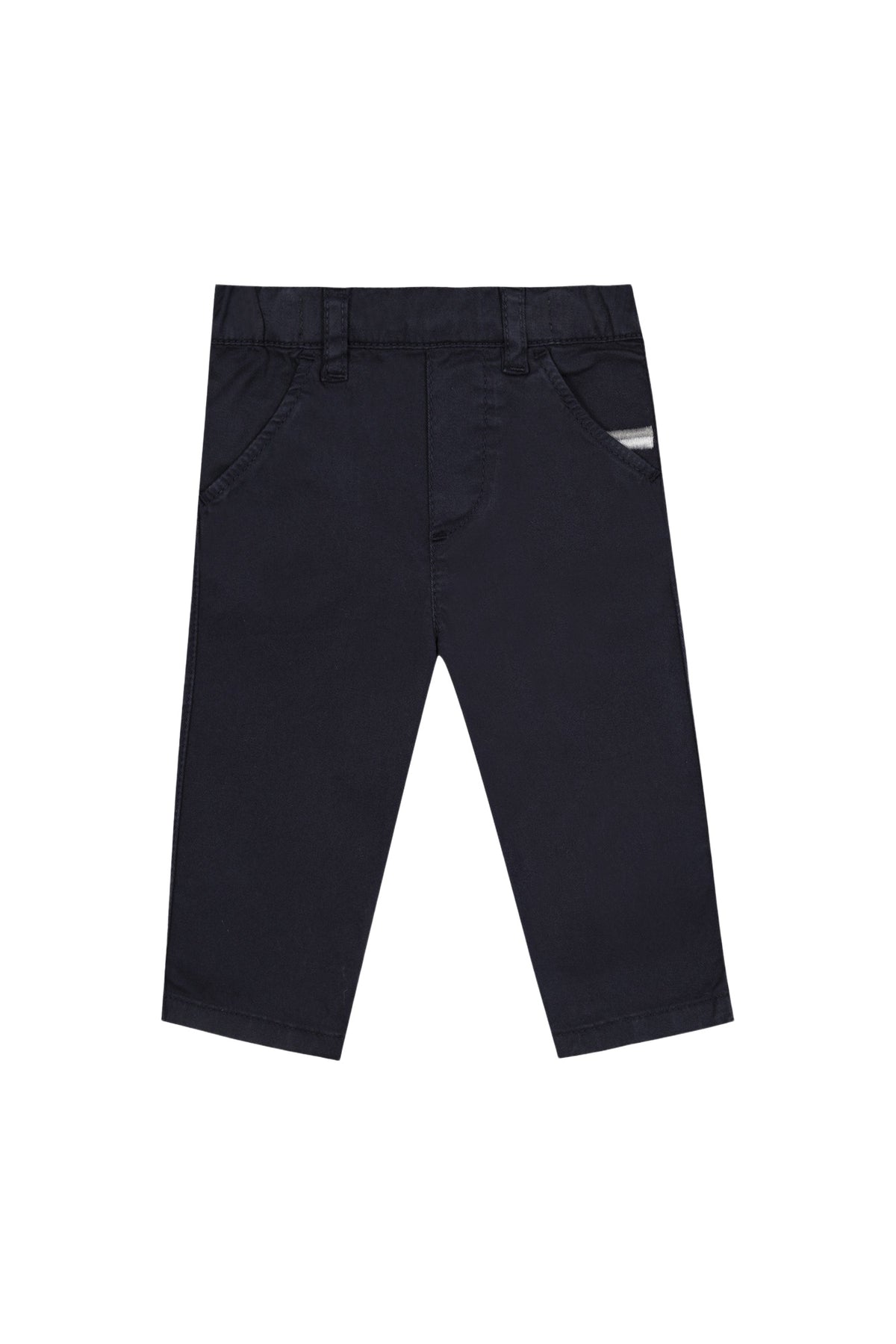 Pantalon ceremonie en coton - Bleu marine