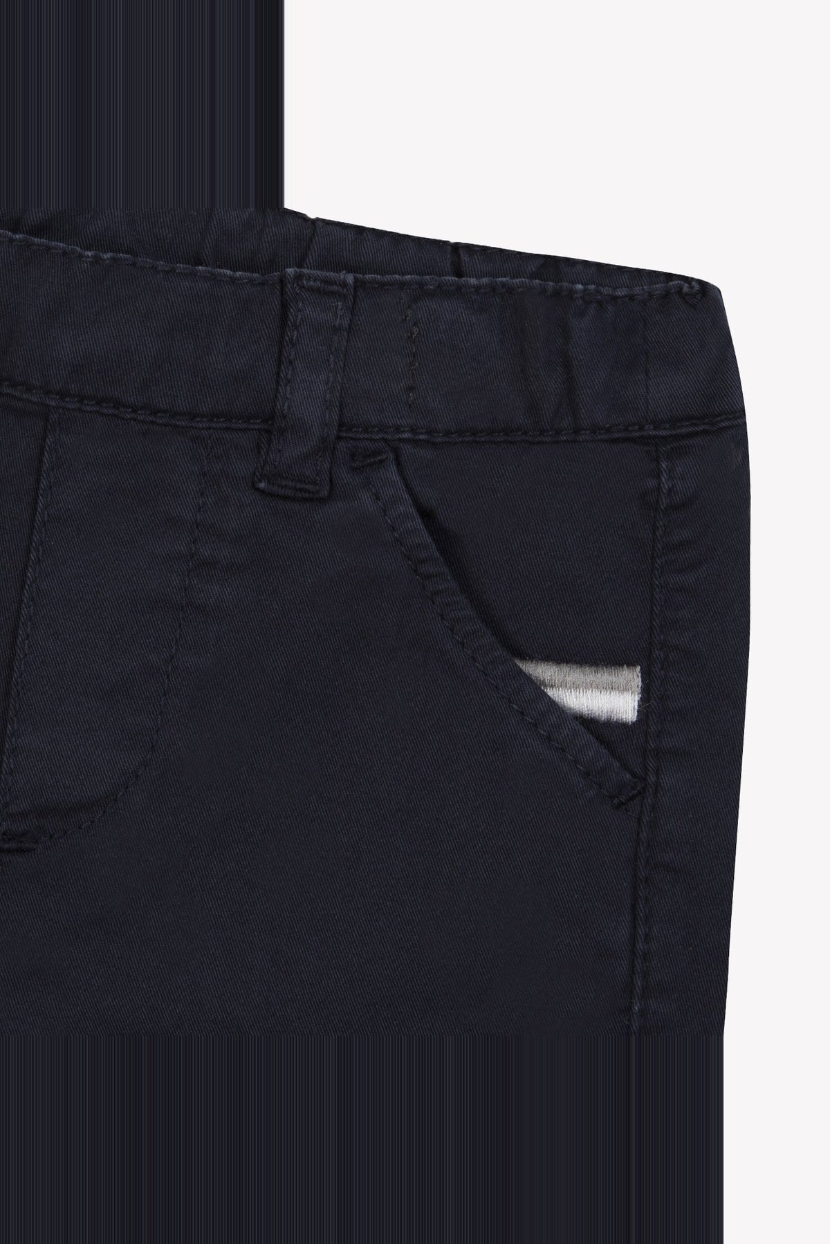 Pantalon ceremonie en coton - Bleu marine