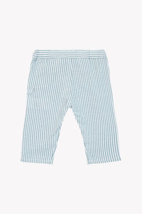 Pantalon capsule estivale en coton - Émeraude