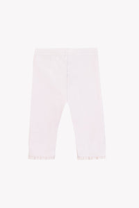 Legging petits tresors en coton - Rose pâle