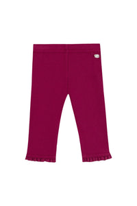 Legging - Prune dentelle