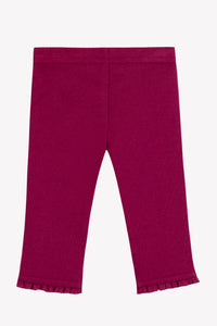 Rhododendron / Legging - Prune Dentelle