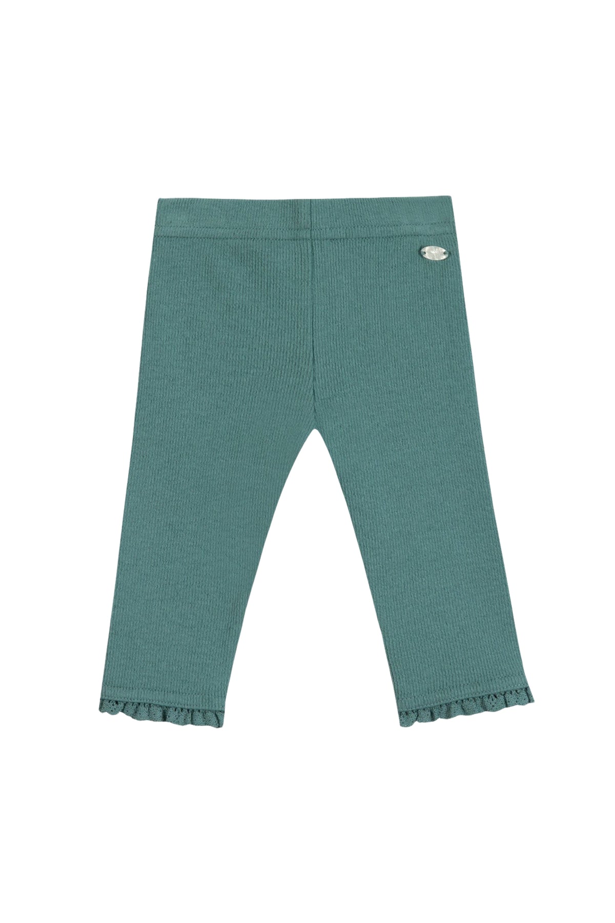 Legging jardin d'hiver en coton - Émeraude