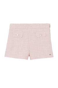 Short - Rose poudré tweed