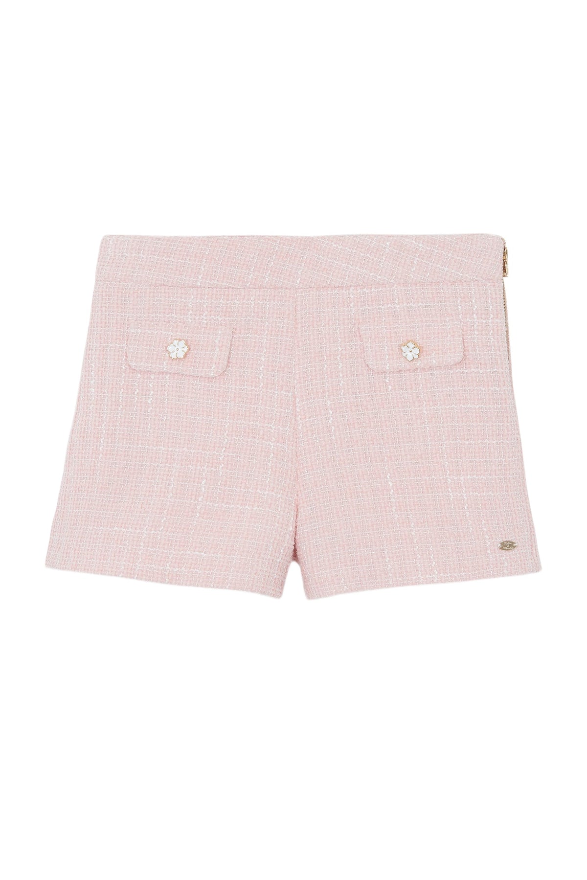Short - Rose poudré tweed